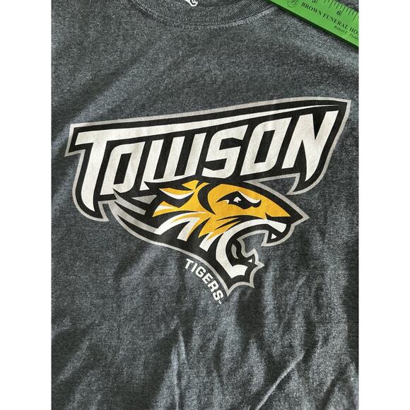 Towson University Tigers Ustore Gear Long Sleeve Gray Graphic T-shirt XL - Picture 3 of 4